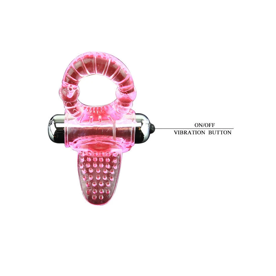 BAILE - ANELLO DOLCE ABS 10 RITMI ANELLO VIBRATORE PENE ROSA